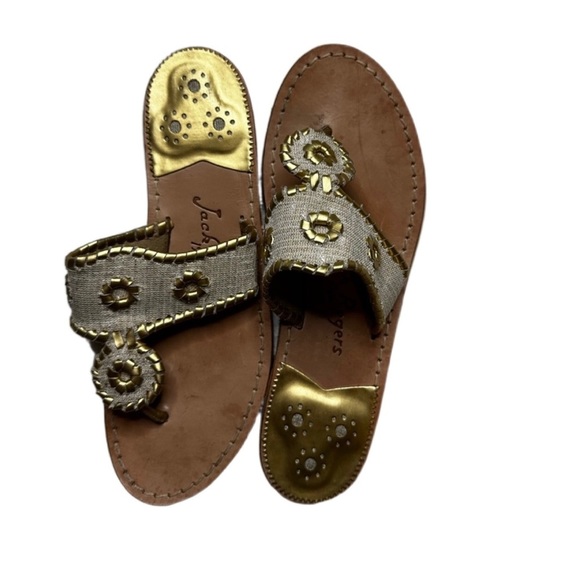Jack Rogers Shoes - JACK Roger’s Sandals Gold Size 7